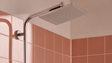 HANSGROHE Showerpipe CROMETTA E 240 Chrom mit Thermostat Ecostat 1001 CL – Duschsystem
