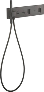 schwarz / brushed black chrome / Wand