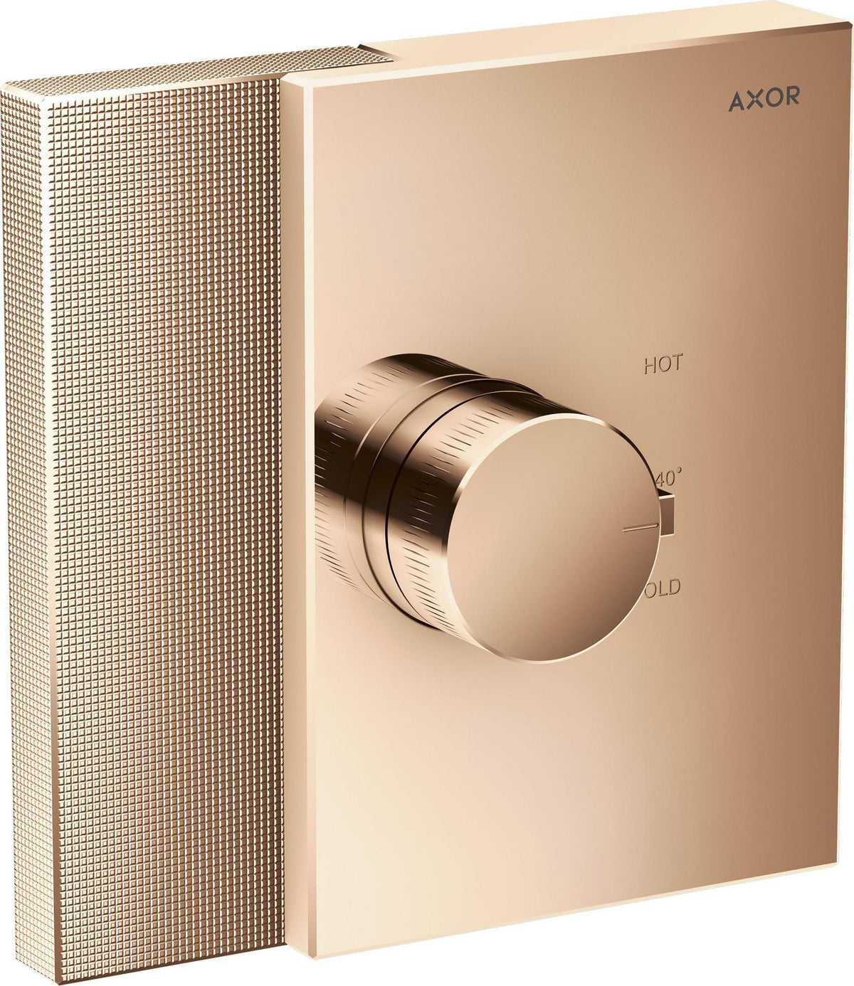 AXOR Edge High Flow Thermostat Unterputz Fertigset Diamantschliff Chrom – 59 l/min