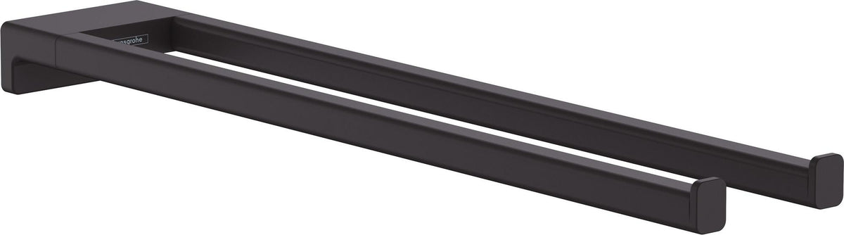 Hansgrohe AddStoris Handtuchhalter 2-armig 445 mm Chrom – Wandmontage, verdeckte Befestigung