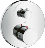 AXOR Starck Thermostatbatterie Unterputz mit Abstellventil Chrom – 1 Verbraucher, Temperaturbegrenzer