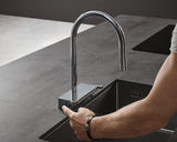 Hansgrohe HG Spültischmischer 170 Aquno Select M81 mit Ausziehbrause 3jet Chrom