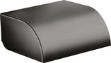 AXOR Universal Circular WC-Papierhalter mit Deckel, mattweiß, Wandmontage