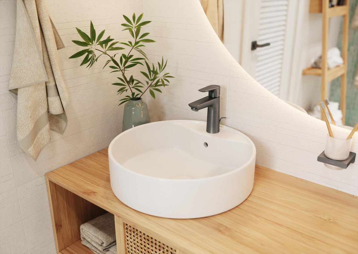 HANSGROHE Talis E Einhebel-Waschtischmischer 110 mit Ablaufgarnitur, chrom – ComfortZone, 5 l/min