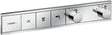HANSGROHE RainSelect Thermostat Unterputz Fertigset für 3 Verbraucher, verchromt