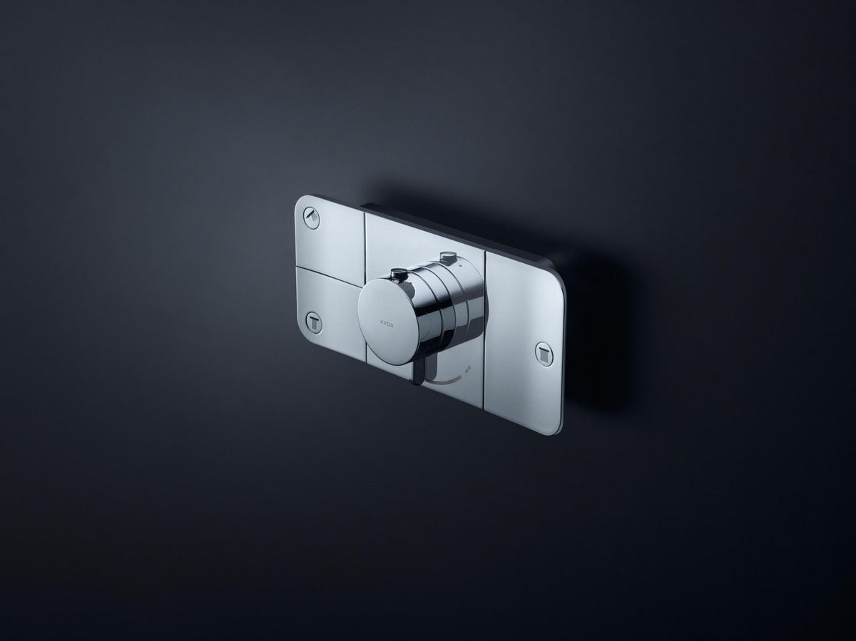 AXOR One Thermostatmodul für 3 Verbraucher – Chrom, Select-Tasten, Eco-Funktion