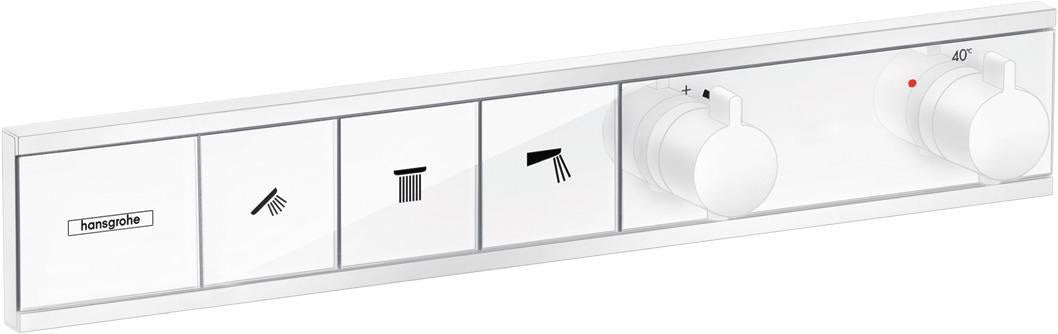 HANSGROHE RainSelect Thermostat Unterputz Fertigset für 3 Verbraucher, verchromt