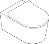 HANSGROHE EluPura S Wand-WC Set weiß mit HygienEffect, spülrandlos & SoftClose