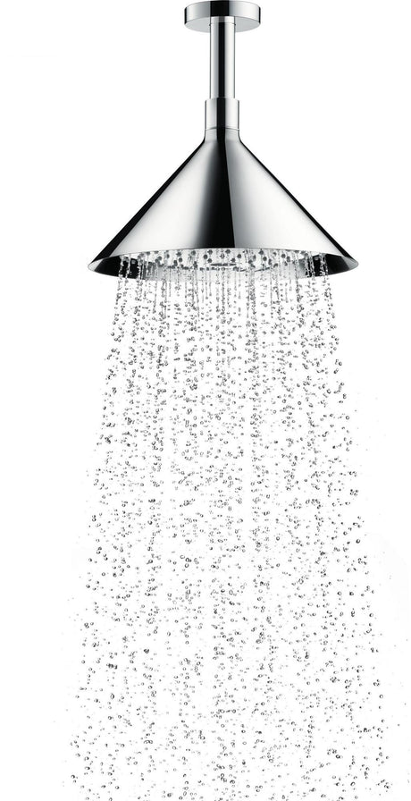 AXOR Kopfbrause 240 2jet von Hansgrohe – Chrom, Deckenmontage, Rain & RainAir
