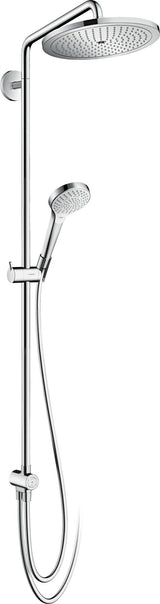 Hansgrohe Showerpipe Croma Select 280 Air 1Jet DN15 Chrom – Duschsystem mit 280 mm Kopfbrause und 3 Strahlarten