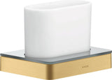 AXOR Universal Softsquare Zahnputzbecher Wandmontage Chrom von Hansgrohe