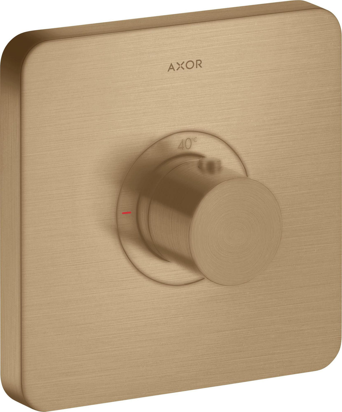 AXOR ShowerSelect Soft Thermostatbatterie Highflow Unterputz Chrom – quadratisch, 1 Verbraucher