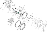 HANSGROHE Focus Einhebel-Wannenmischer Chrom – Wandmontage, 2 Verbraucher, Thermostat