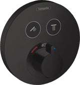 HANSGROHE ShowerSelect S Unterputz-Thermostat für 2 Verbraucher, Chrom, Select-Button