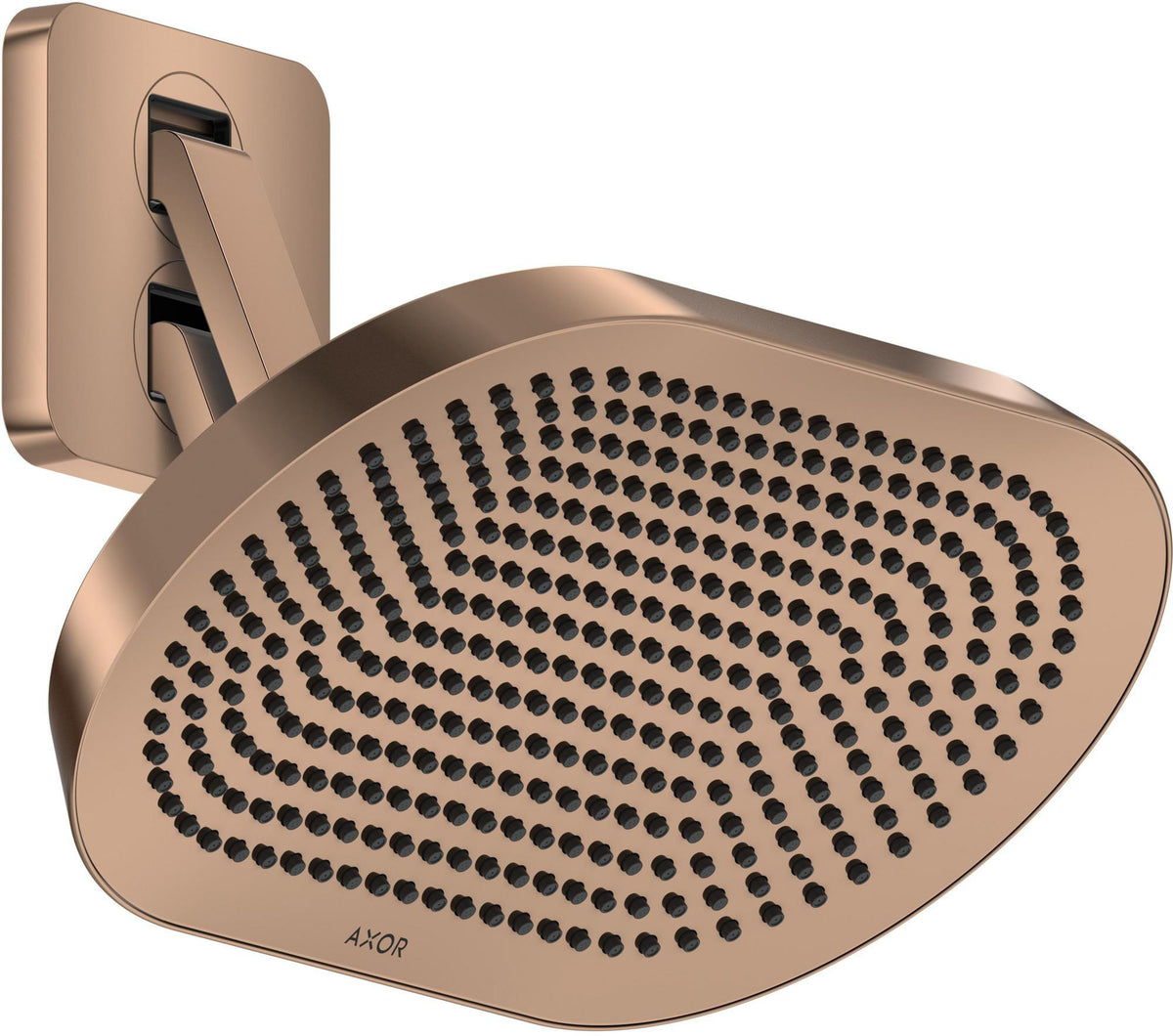AXOR ShowerSphere 2jet Kopfbrause 370/220 mit beweglichem Brausearm – PowderRain & Rain Strahlarten