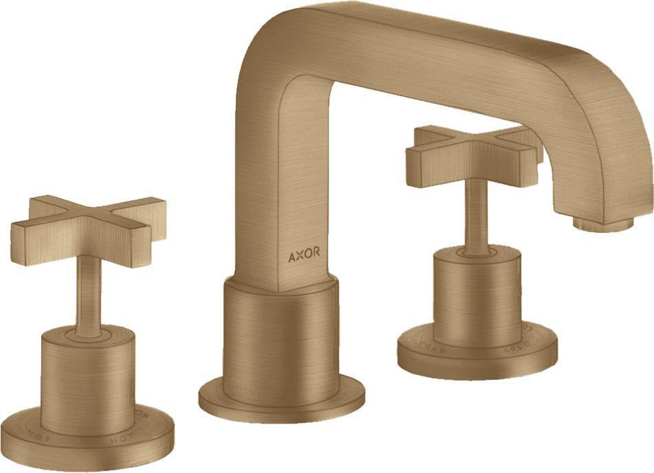 AXOR CITTERIO 3-Loch-Wannenrandarmatur DN 15 – thermostatisch, Kreuzgriffe, chrom