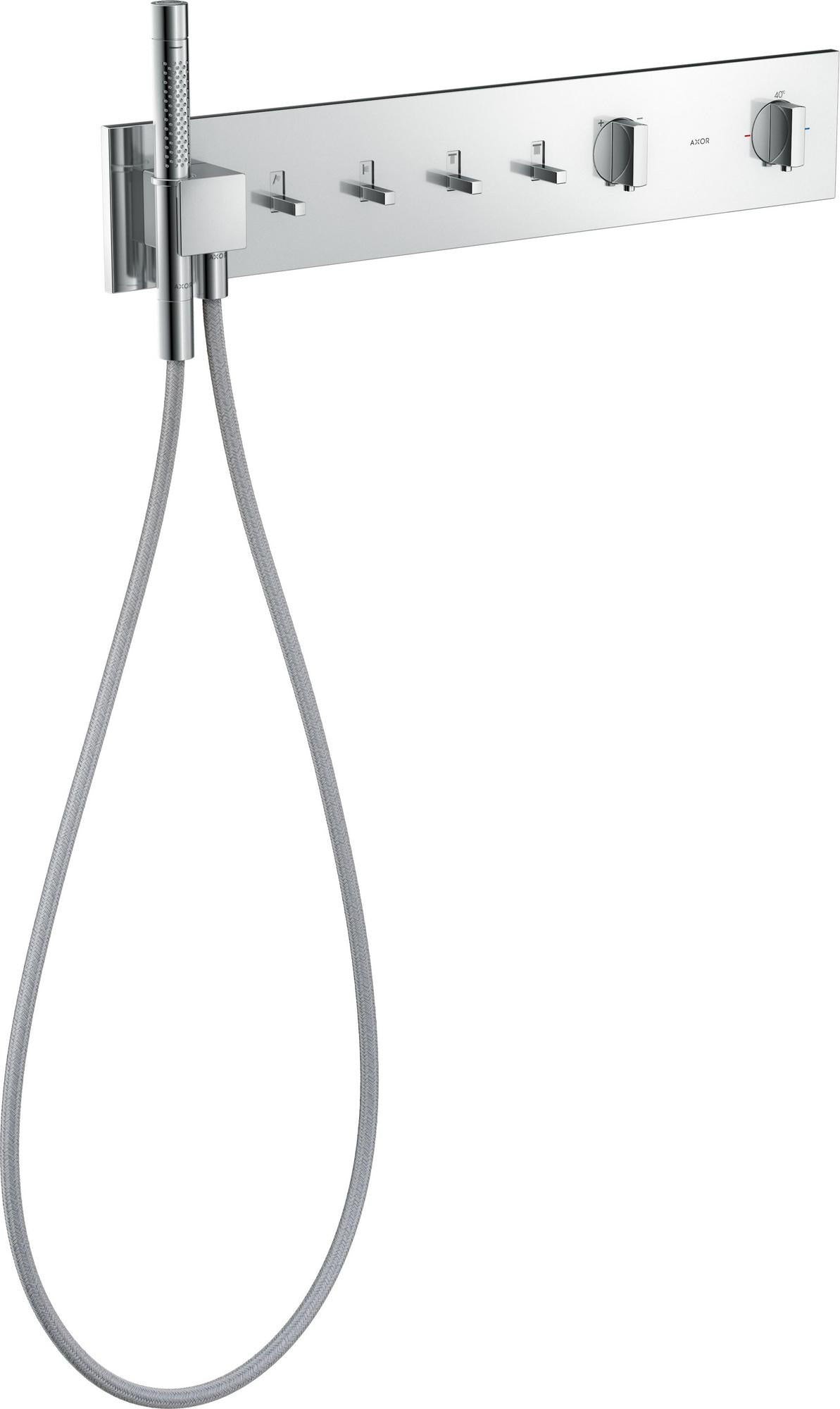 AXOR ShowerComposition Thermostatmodul 610/110 mit 4 Verbrauchern – Chrom