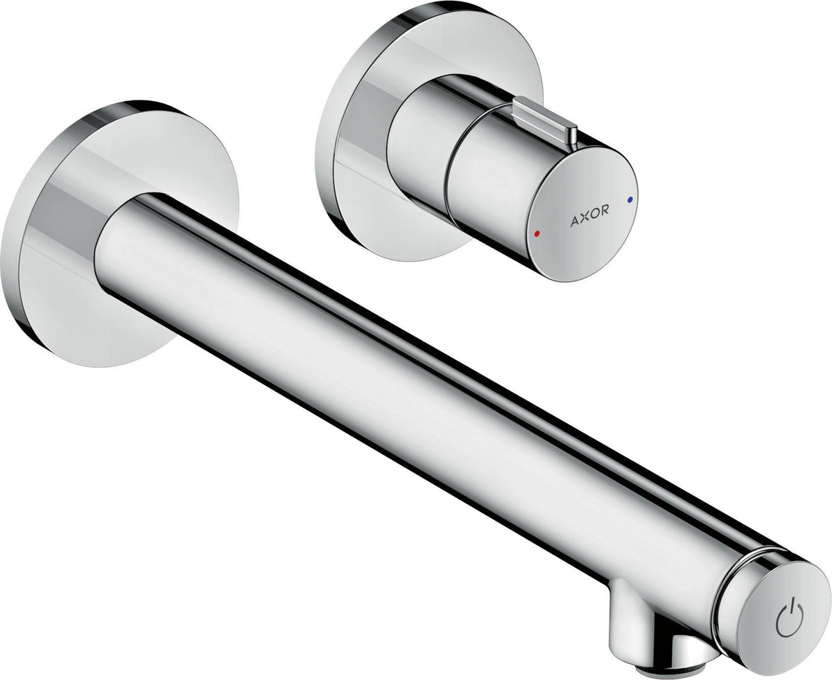 AXOR Uno Waschtischmischer Unterputz 220 mm Chrom mit Ablaufgarnitur