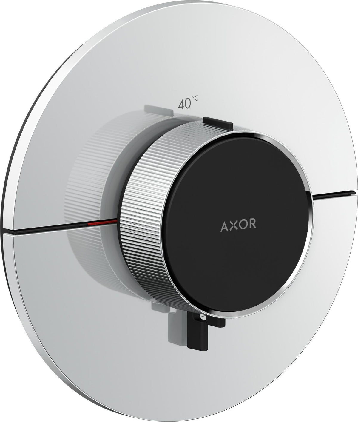 AXOR ShowerSelect ID HighFlow Thermostat Unterputz rund Chrom – präzise Temperatur- und Volumensteuerung