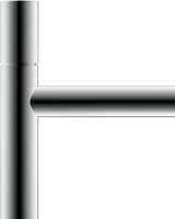 AXOR UNO 260 Einhebel-Waschtischmischer mit Zerogriff, chrom – ComfortZone und Temperaturbegrenzung