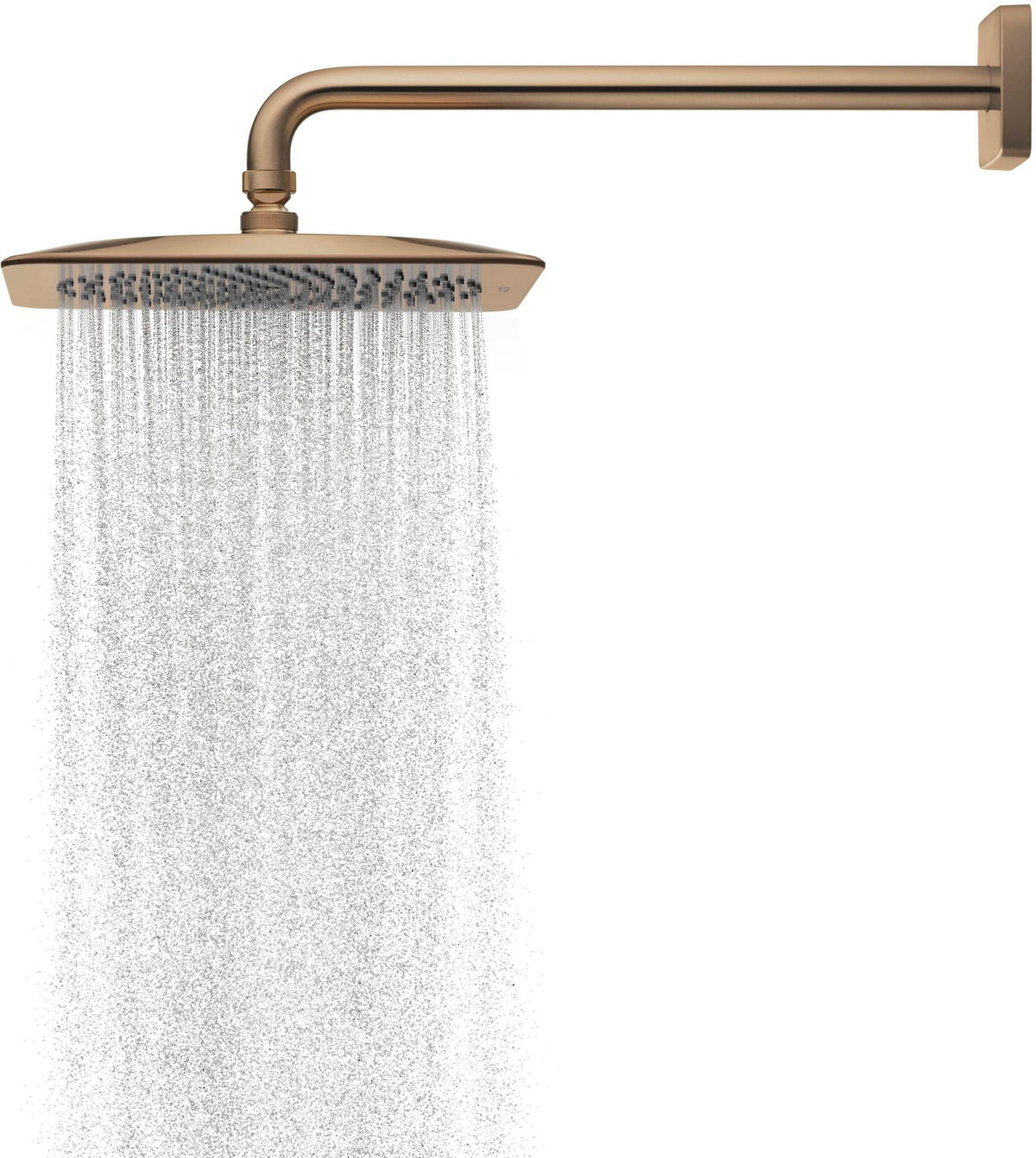 AXOR Citterio C Kopfbrause 270x270 mm mit Brausearm – PowderRain Strahlart, Chrom