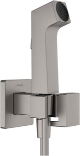 hansgrohe HG Handbrause Bidette E für Warmwasser mit Brausehalter und 1250mm Brauseschlauch