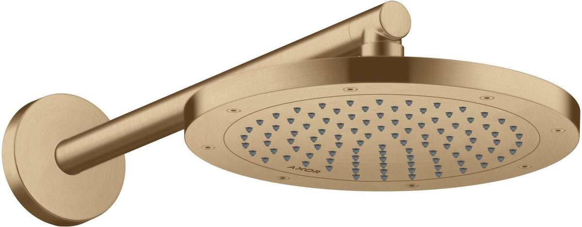 AXOR Kopfbrause 245 1 Jet EcoSmart Chrom – Rain-Duschkopf für Wand- und Deckenmontage