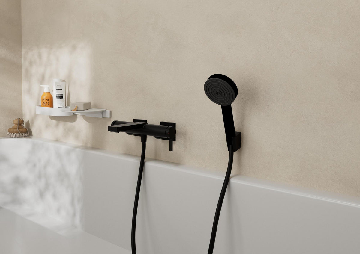 HANSGROHE Tecturis E Einhebel-Wannenmischer Aufputz Chrom – WaterfallStream & Select-Umsteller