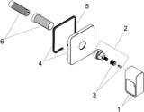 AXOR URQUIOLA Abstellventil DN 15/DN 20 Unterputz, chrom – Einbauabsperrventil