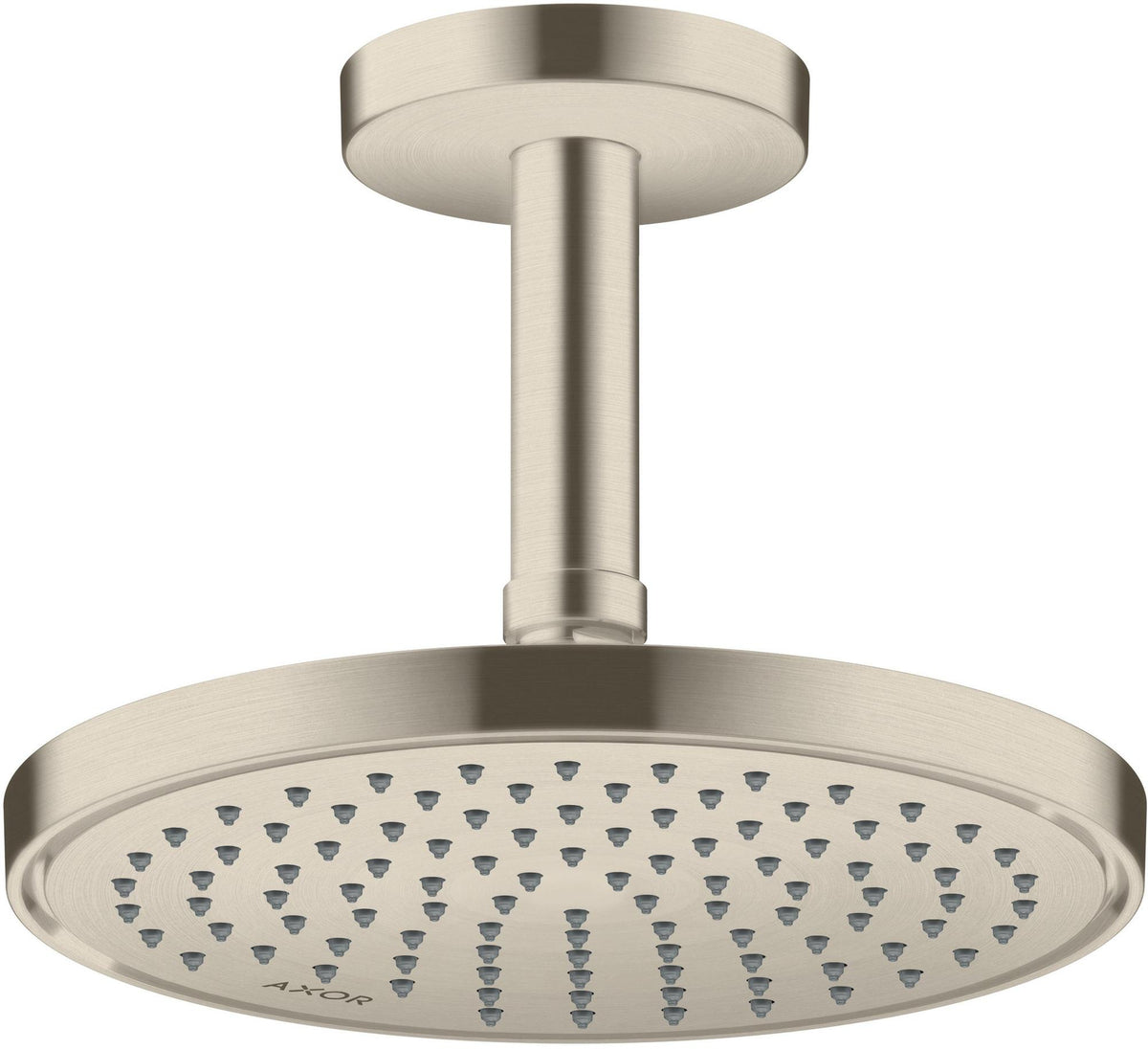 AXOR Kopfbrause 220 1jet chrom – Rain-Strahl, 220 mm, Wand- oder Deckenmontage