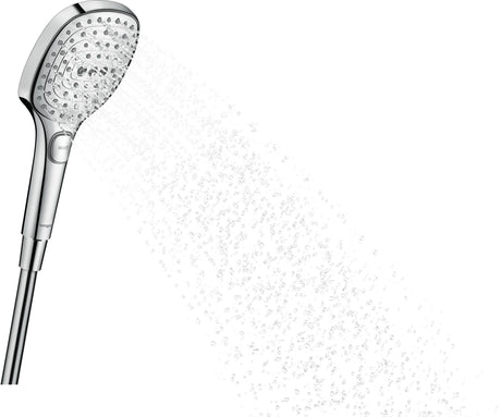 HANSGROHE Raindance Select E 120 3jet Handbrause mit Select-Taste und QuickClean in Chrom