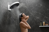 HANSGROHE Kopfbrause Rainfinity 360 3jet Wandmontage Chrom – 3 Strahlarten & Antikalk