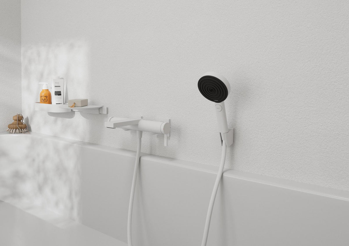 Hansgrohe WallStoris Wandleiste 500 mm mattschwarz – flexibel montierbare Deko- und Befestigungsleiste