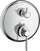 AXOR MONTREUX Thermostat Unterputz mit Abstellventil und Hebelgriff Chrom