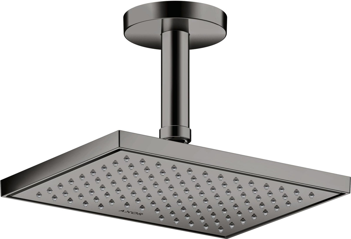 AXOR Kopfbrause 245 x 185 mm 1 Jet EcoSmart Chrom – Rain-Duschkopf für Wand- und Deckenmontage