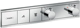 HANSGROHE RainSelect Thermostat Unterputz Fertigset für 2 Verbraucher, verchromt