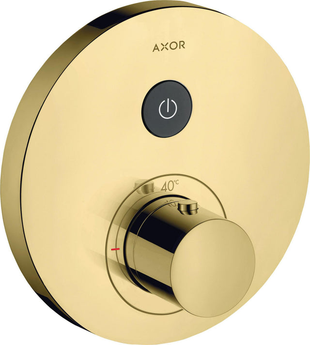 AXOR ShowerSelect Thermostat Unterputz Fertigset 1 Verbraucher rund Polished Brass von Hansgrohe