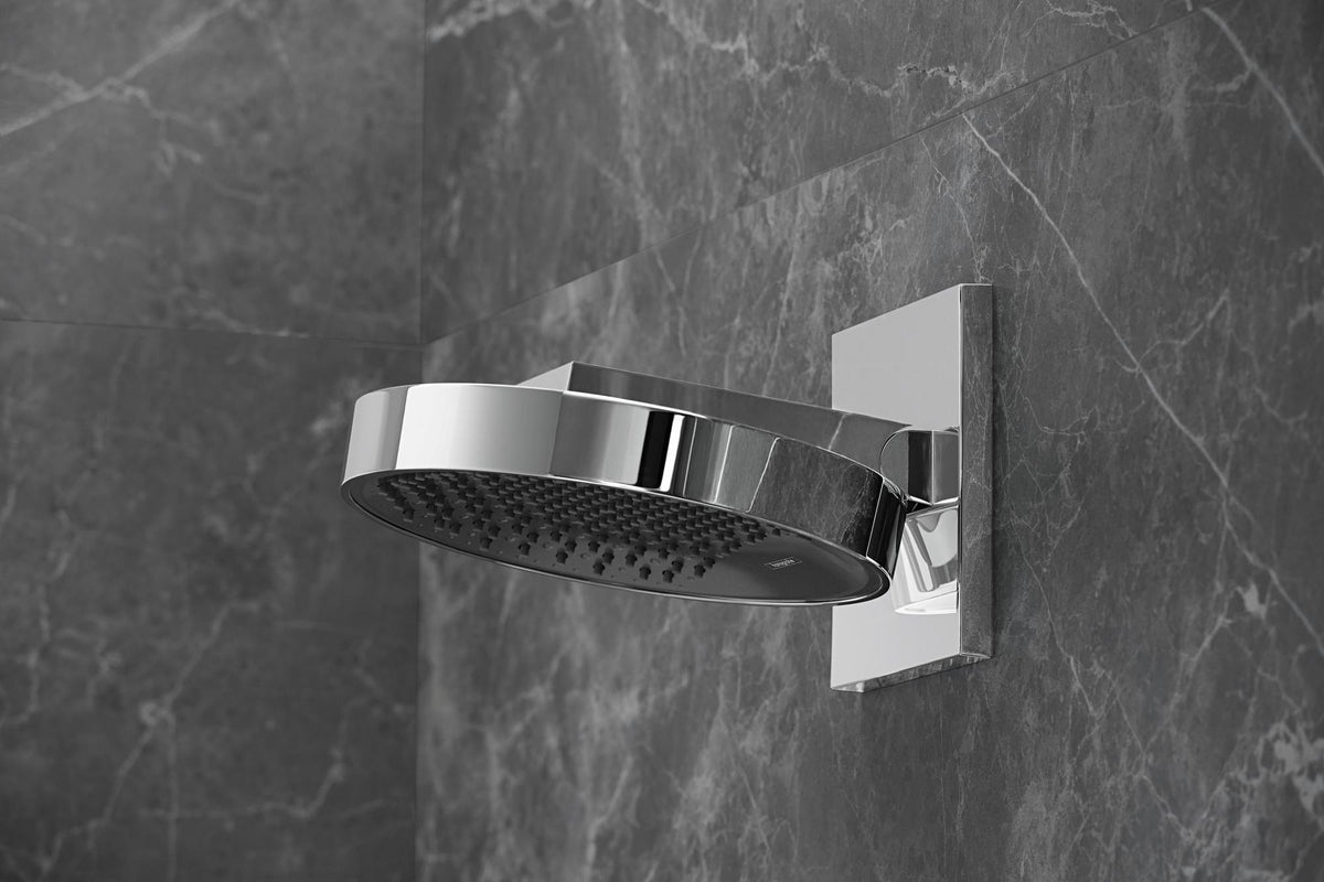 HANSGROHE Rainfinity 250 Kopfbrause 1jet Wandmontage chrom – PowderRain Strahl