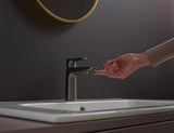 HANSGROHE Talis E Einhebel-Waschtischmischer 110 mit Ablaufgarnitur, chrom – ComfortZone, 5 l/min