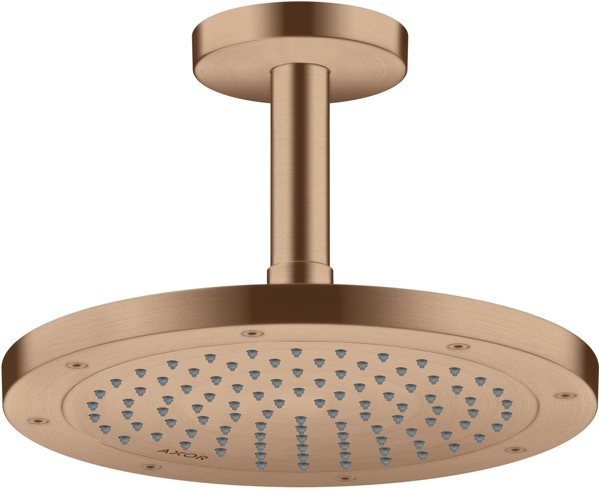 AXOR Kopfbrause 245 1 Jet EcoSmart Chrom – Rain-Duschkopf für Wand- und Deckenmontage