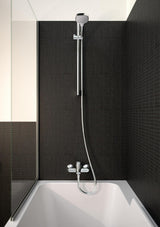 Hansgrohe Logis Einhebel-Wannenmischer DN 15, Aufputz, Chrom – mit Temperaturbegrenzung