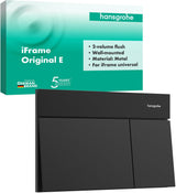 Hansgrohe iFrame Element E Betätigungsplatte mit 2-Mengen-Spülung, Metall, gebürstet