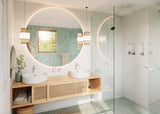 HANSGROHE AddStoris Glashalter Wandmontage Chrom – Mattglas Zahnputzbecher-Halter mit verdeckter Befestigung