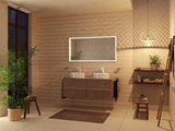 HANSGROHE Spiegel Xarita E mit LED-Beleuchtung und IR-Sensor, mattweiß, 1200 x 700 mm