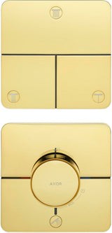 AXOR ShowerSelect ID Fertigmontageset Unterputz softsquare 3 Verbraucher Chrom – Select-Tasten
