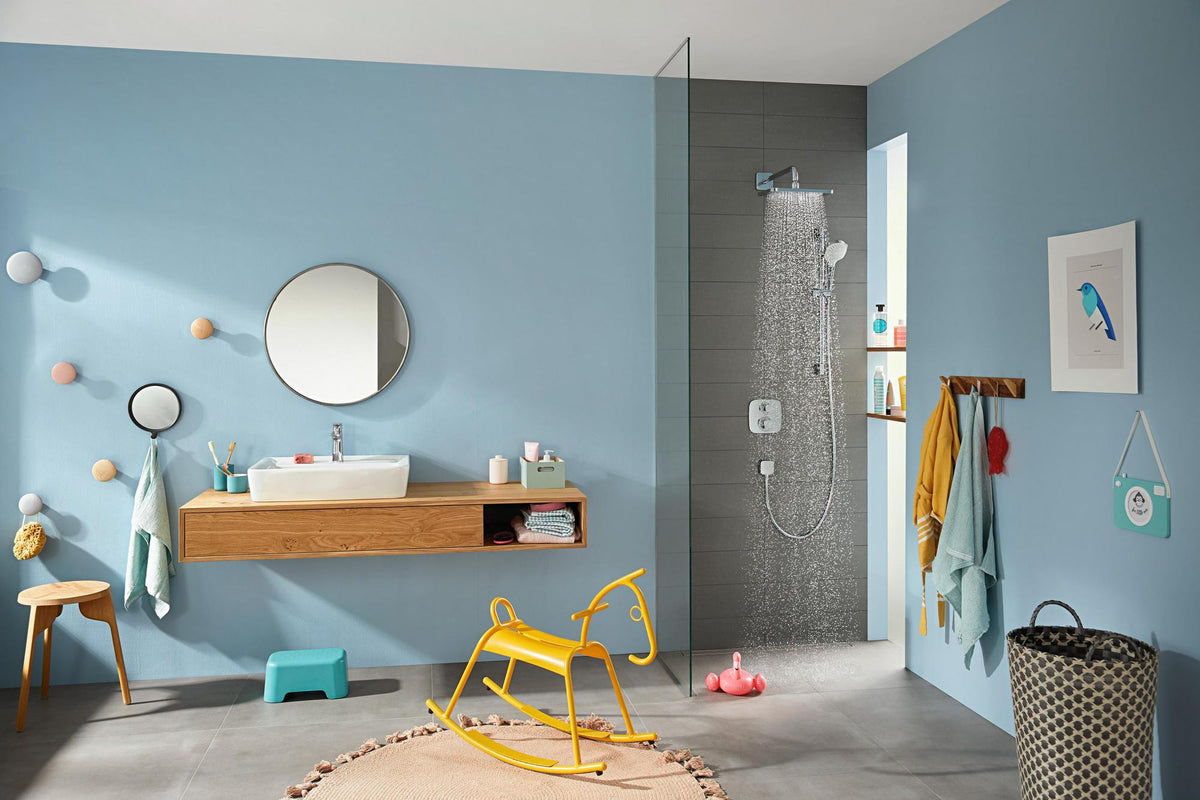 HANSGROHE Talis E Einhebel-Waschtischmischer 110 mit Ablaufgarnitur, chrom – ComfortZone, 5 l/min
