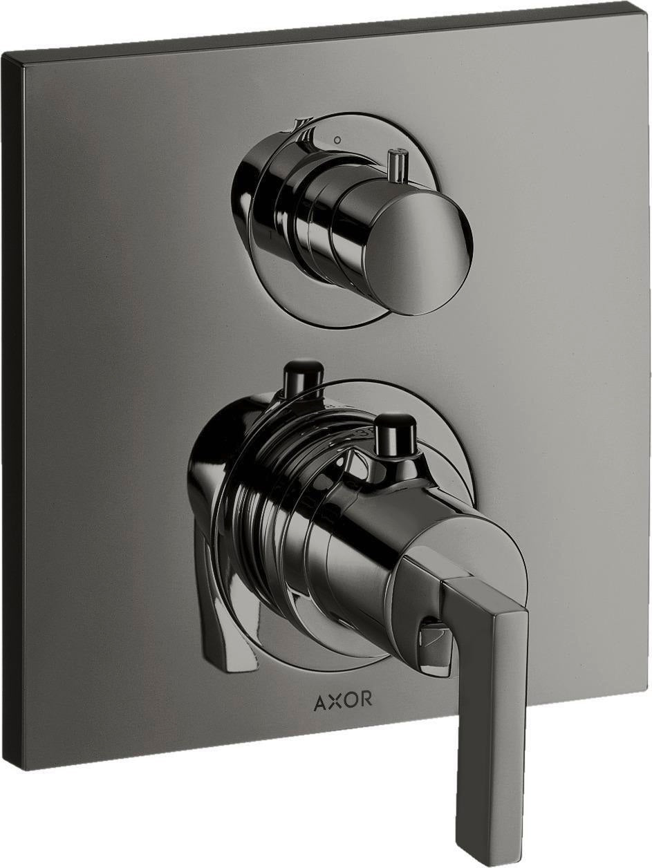 AXOR Citterio Thermostatbatterie mit Ab-/Umstellventil, Hebelgriff, chrom
