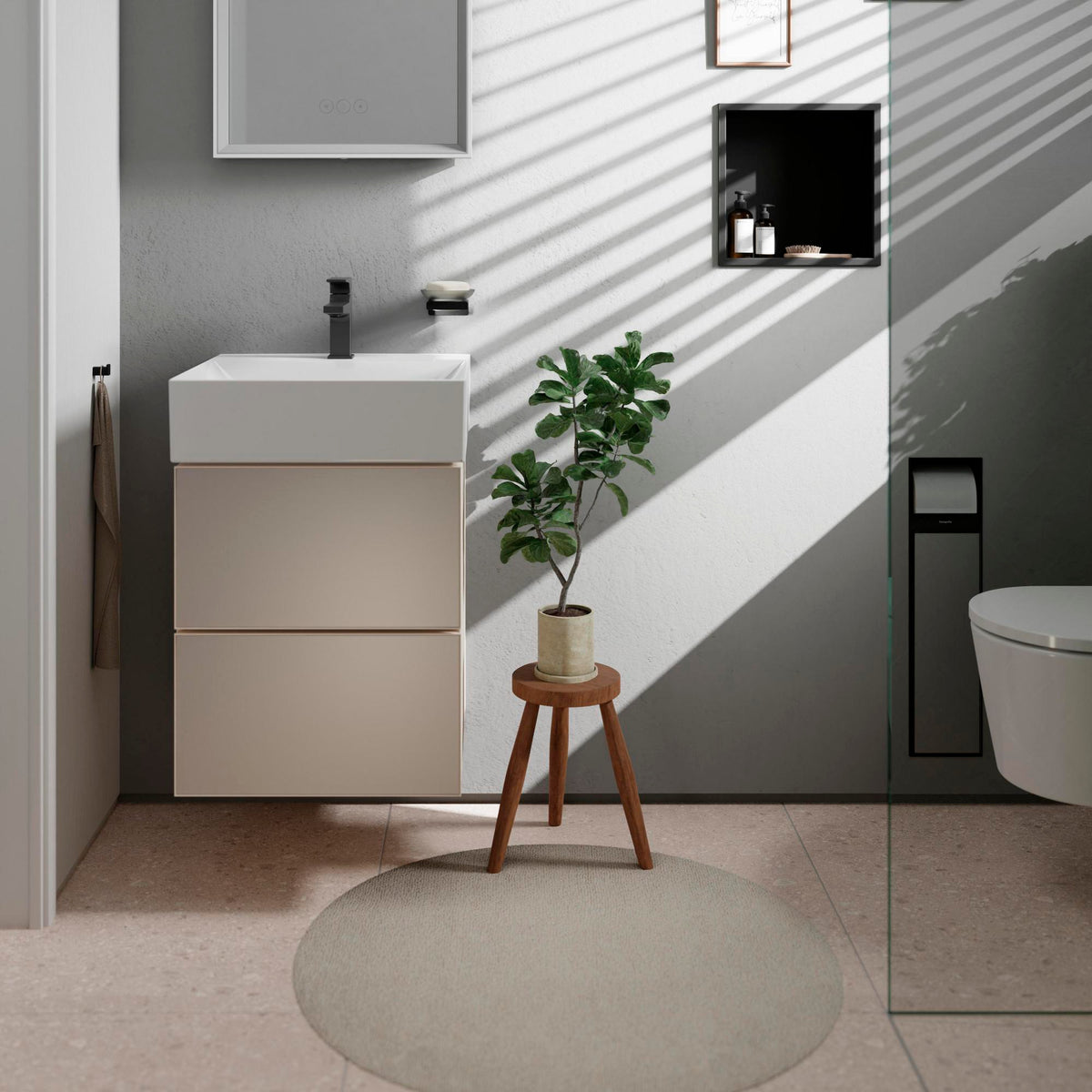 Hansgrohe AddStoris Einzelhaken Chrom – Wandmontage, verdeckte Befestigung, verchromt