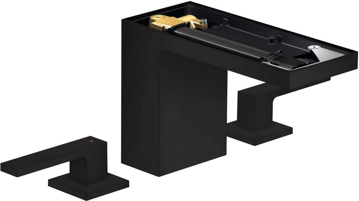 AXOR MYEDITION 110 3-Loch-Waschtischarmatur mit Push-Open Ablaufgarnitur in Chrom