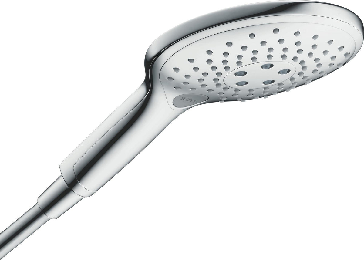 Hansgrohe Raindance Select S 150 3jet Handbrause DN 15 Chrom – 3 Strahlarten, Select-Taste, QuickClean